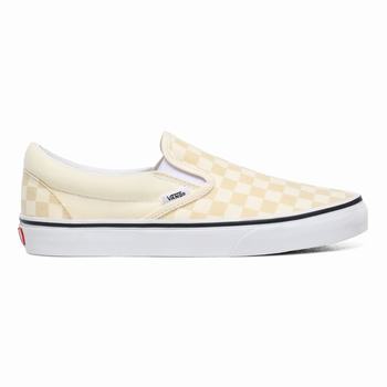 Férfi Vans Checkerboard Classic Slip-on Cipő VA2897043 Fehér